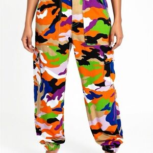 Forever 21 Multicolor Camouflage Joggers